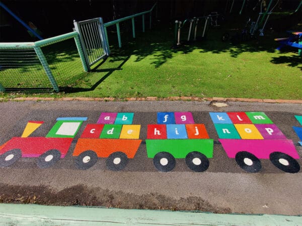 A-Z-Train-Playground-Marking
