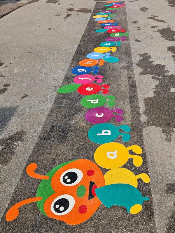 Caterpillar-a-z-Lowercase-Playground-Marking