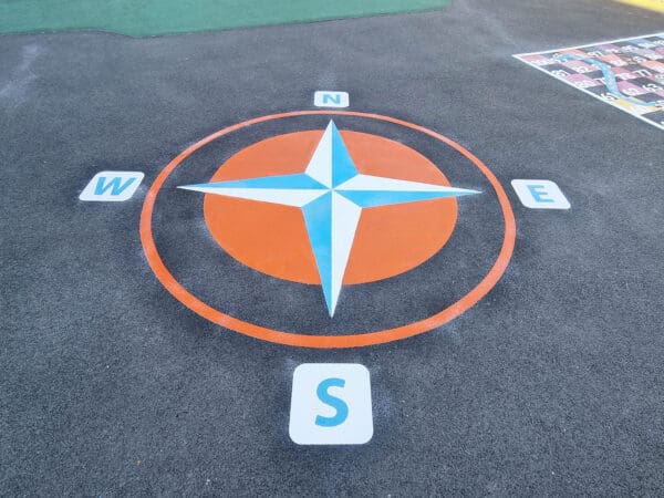 Compass-4-Point-Playground-Marking