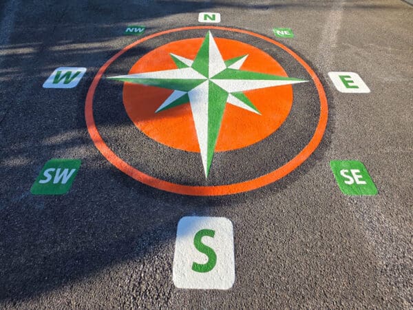 Compass-8-Point-Playground-Marking