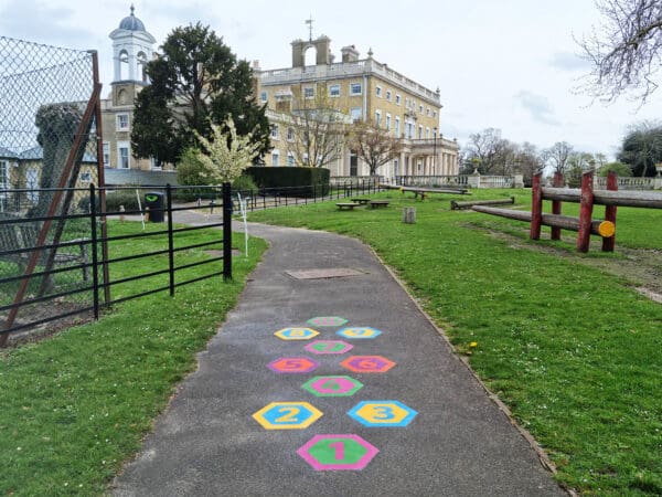 Hexagon-Twin-Hopscotch-Playground-Marking