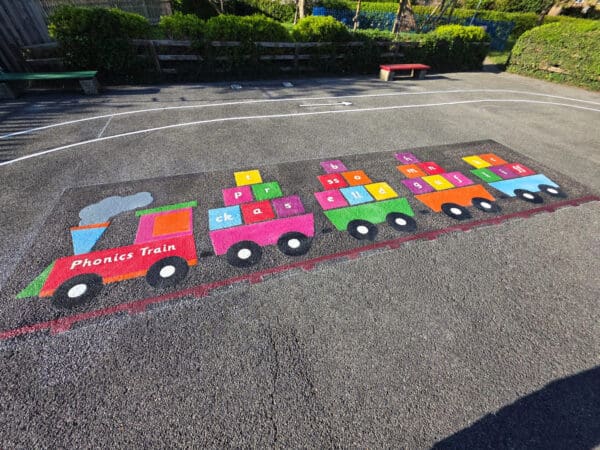 Phonics-Train-Phase-2-Playground-Marking