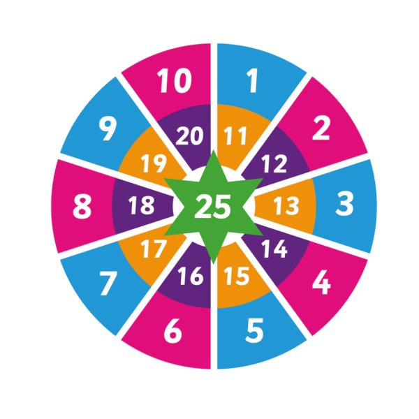 Playground Marking 1-25 Target
