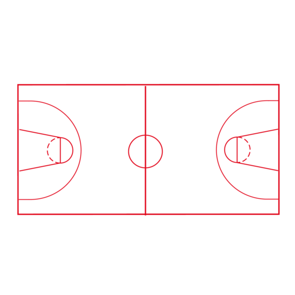 Playground Marking Basketball Court
