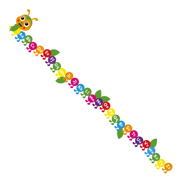 Playground-Marking-Caterpillar-A-Z-Upper-Lowercase