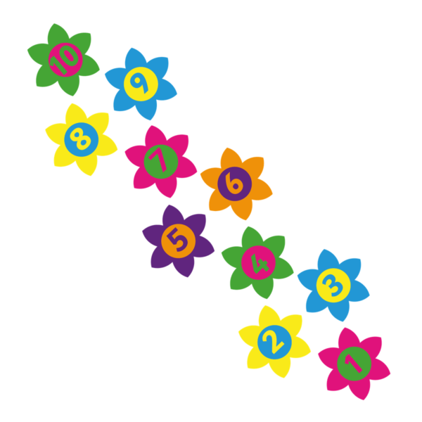 Playground Marking Flower Twin Hopscotch 400mm