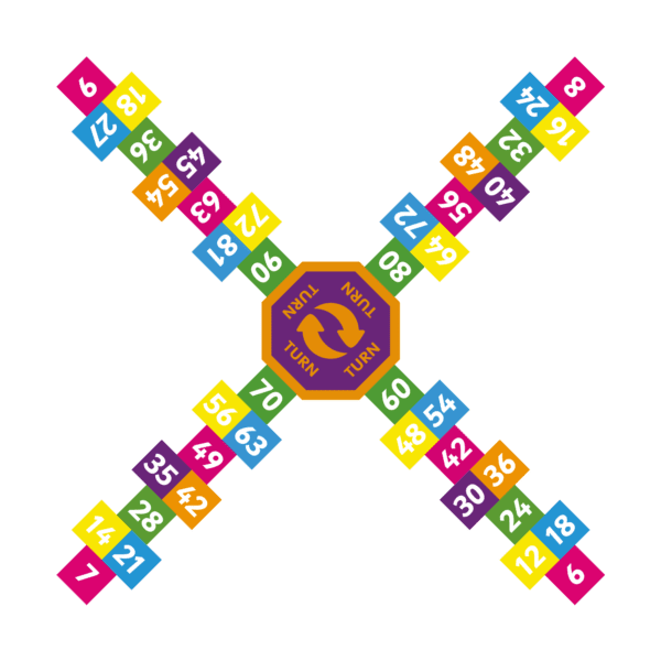 Playground-Marking-Times-Table-Hopscotch-300mm