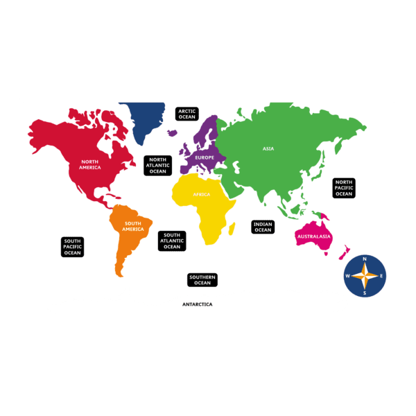 Playground-Marking-World-Map-With-Oceans