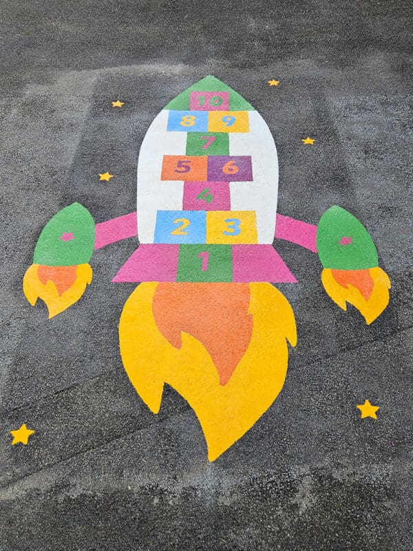 Rocket-Hopscotch-Playground-Marking