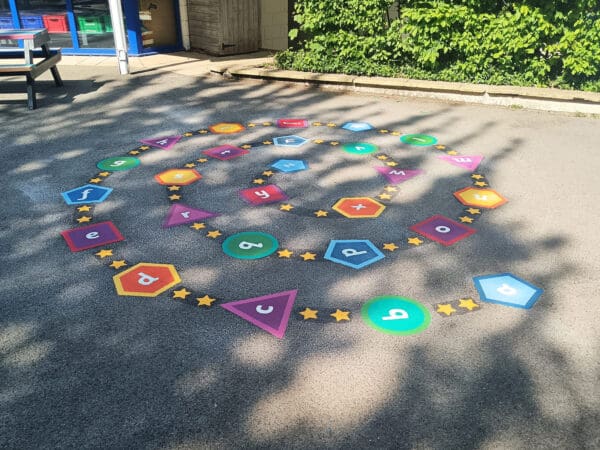Spiral-a-z-Lowercase-Playground-Marking