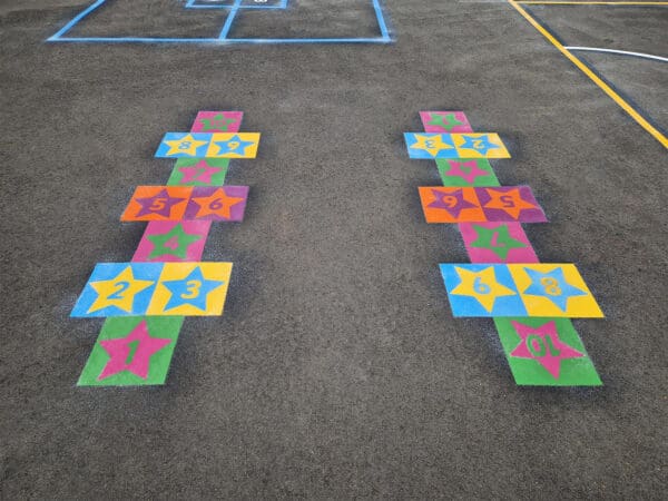 Star-Twin-Hopscotch-Playground-Marking