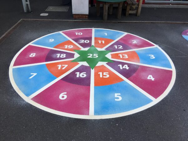 Target 1-25 Playground Marking