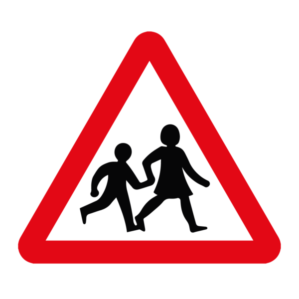 Children Crossing Warning Sign
