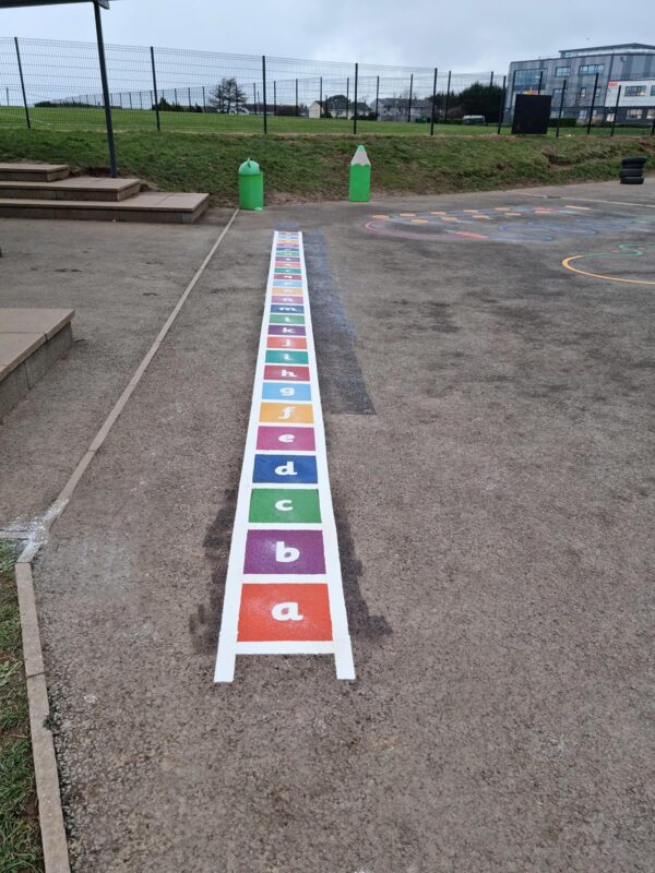 Solid-a-z-Ladder-Playground-Marking