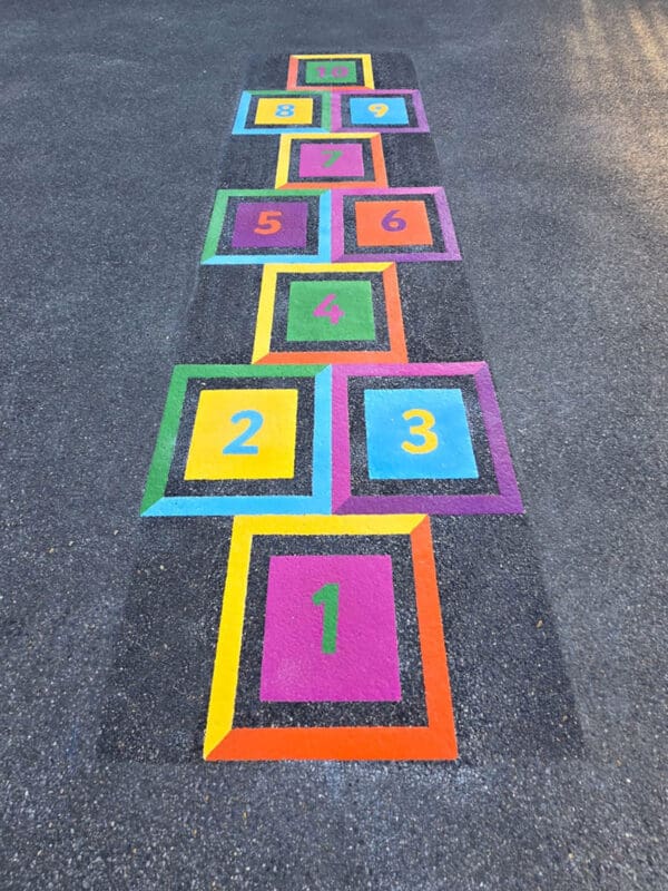 Outline-Hopscotch-with-Solid-Squares-Playground-Marking