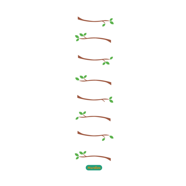 Playground Marking Branch Hurdles