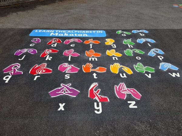 Makaton-Alphabet-Playground-Marking