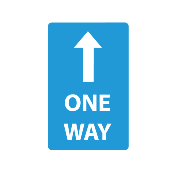 One Way Playground Marking