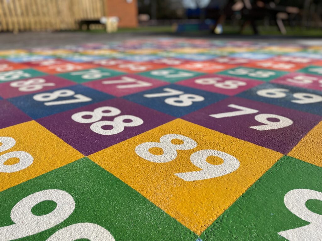 Cornerstone Number Grid Solid Playground Marking