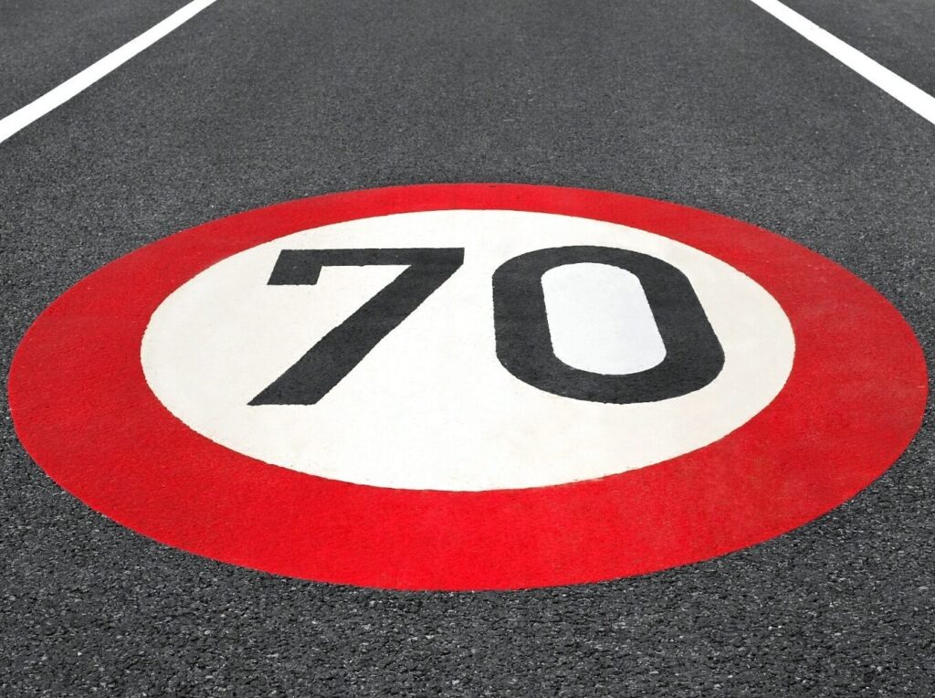 Speed-Roundel-Road-Marking