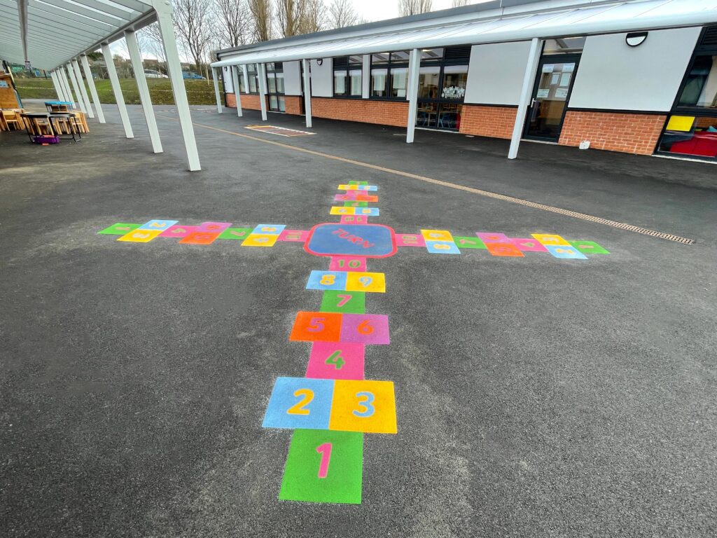 4-Way-Hopscotch-Playground-Marking-2