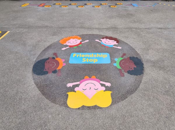 Friendship-Stop-Circle-Playground-Marking