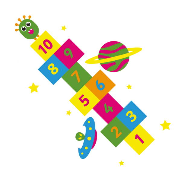 Playground-Marking-Alien-Hopscotch