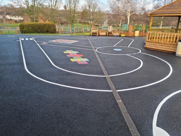 One-Way-Roadway-Playground-Marking